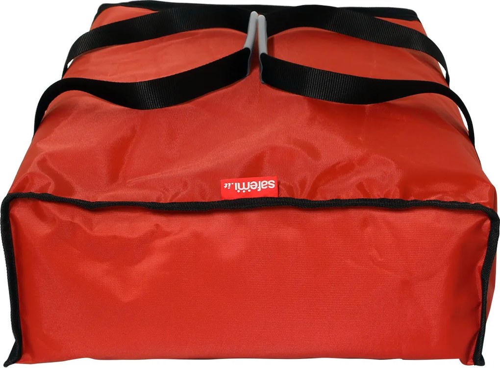 Borsa Termica Porta Pizze da Asporto 1/2 Mezzo Metro 3 o 4 Cartoni Safemi Express 4 Rossa...