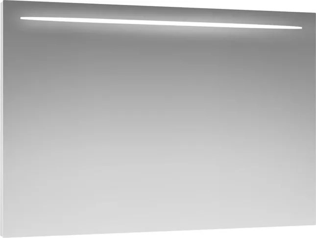 Specchio con illuminazione integrata rettangolare Retroil L120 x H70 x P2 cm cromato, con striscia led