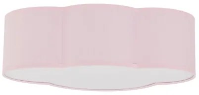 Brilagi - Plafoniera per bambini NIMBUS MINI 2xE27/15W/230V 31x43 cm rosa