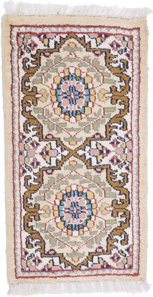 Agra Tappeto 60x30 (Indian) Annodato A Mano