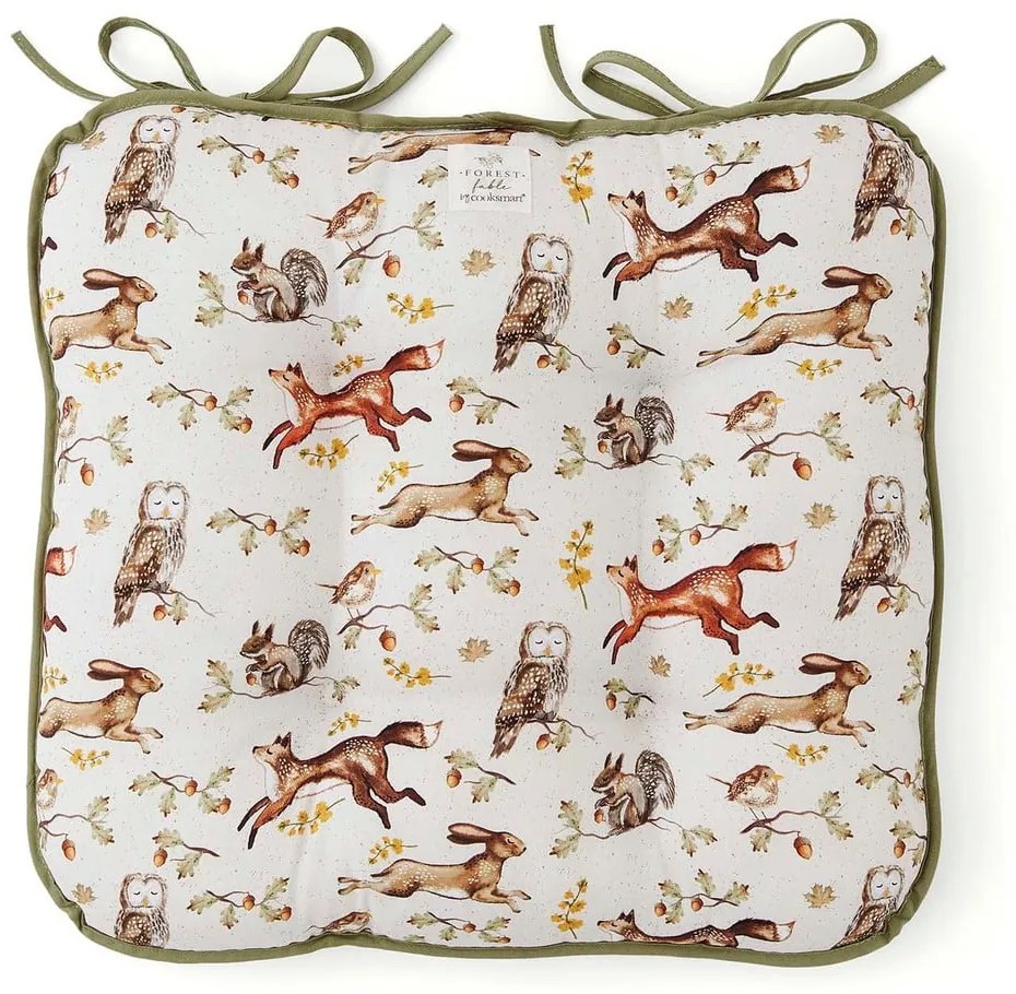 Cuscino per sedia in cotone 36x34 cm Forest Fable – Cooksmart ®