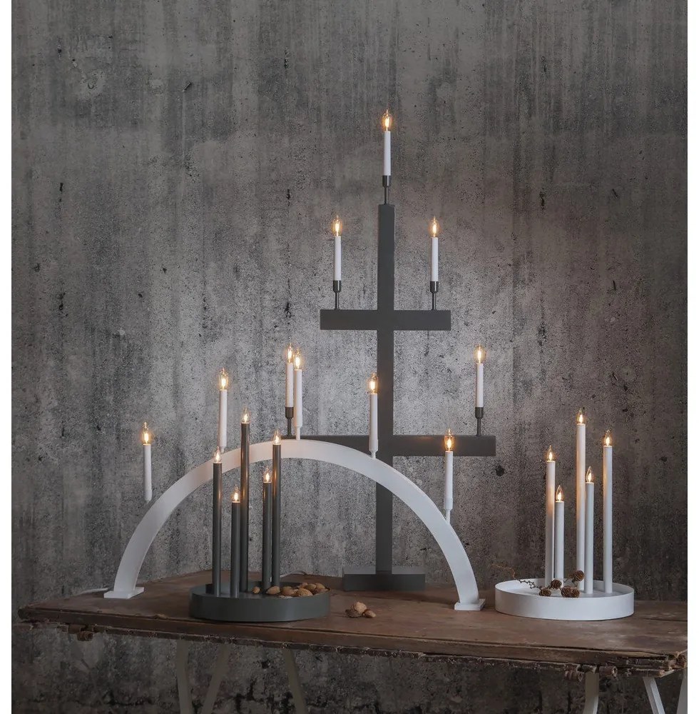 Decorazione a luce bianca ø 32 cm Deco - Star Trading