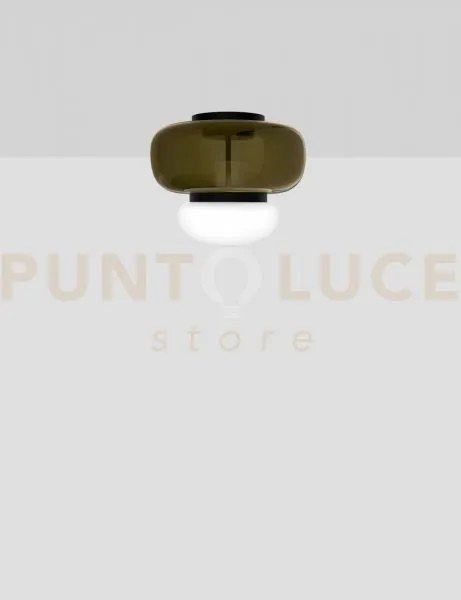 Faro  lampada da soffitto p verde antico bianco nero opaco 2 l2202 ...