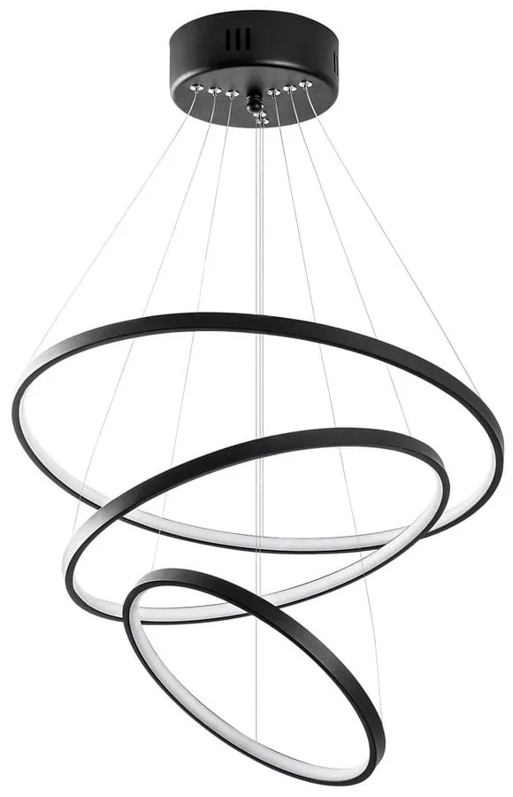 Nero Apparecchio a sospensione LED ø 50 cm Simit - Opviq lights