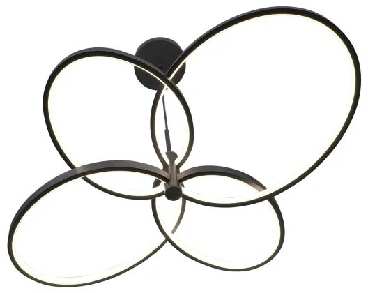 Lampada a sospensione LED su cavo RIBBON LED/37W/230V 4000K nero