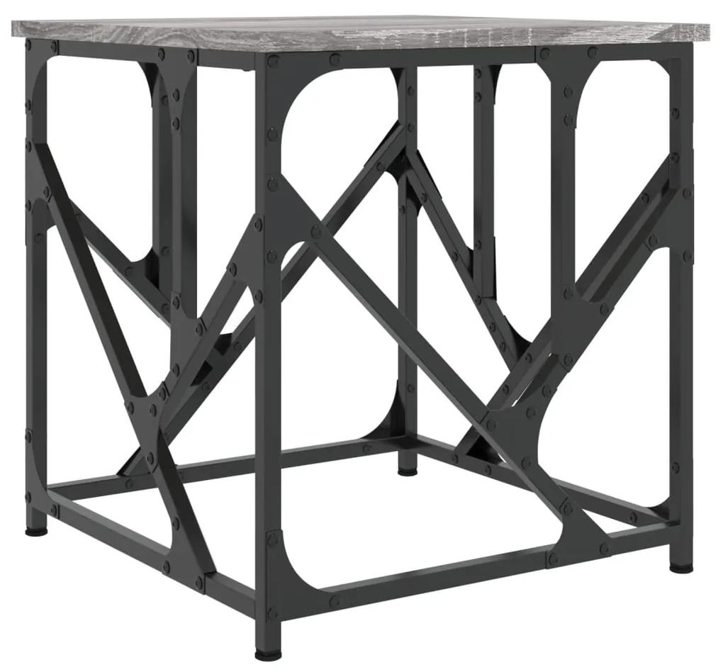 Tavolino Salotto Grigio Sonoma 45x45x47,5 cm Legno Multistrato