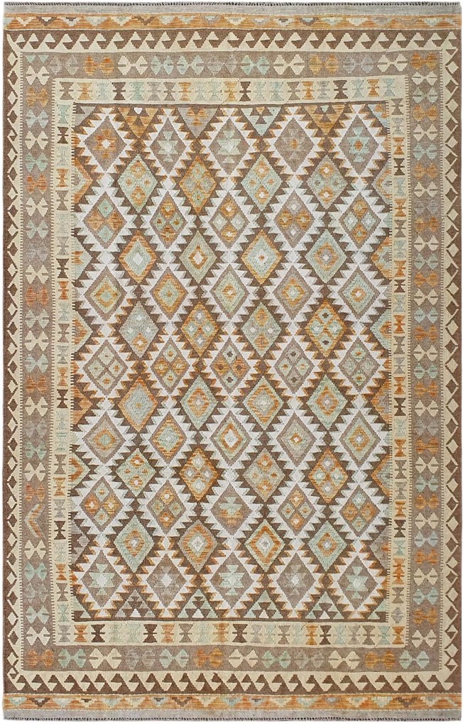 Kilim Tappeto 200x310 (Pakistan) Tessuto A Mano