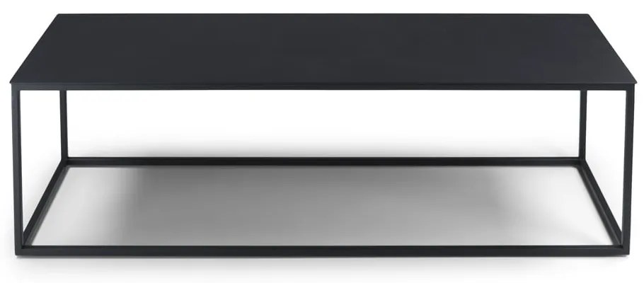 Tavolino da salotto nero in metallo 40x120 cm Store – Spinder Design