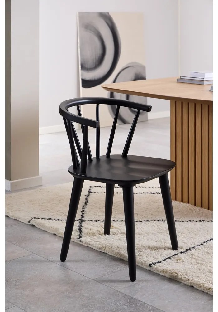 Sedia da pranzo nera Ida - Actona