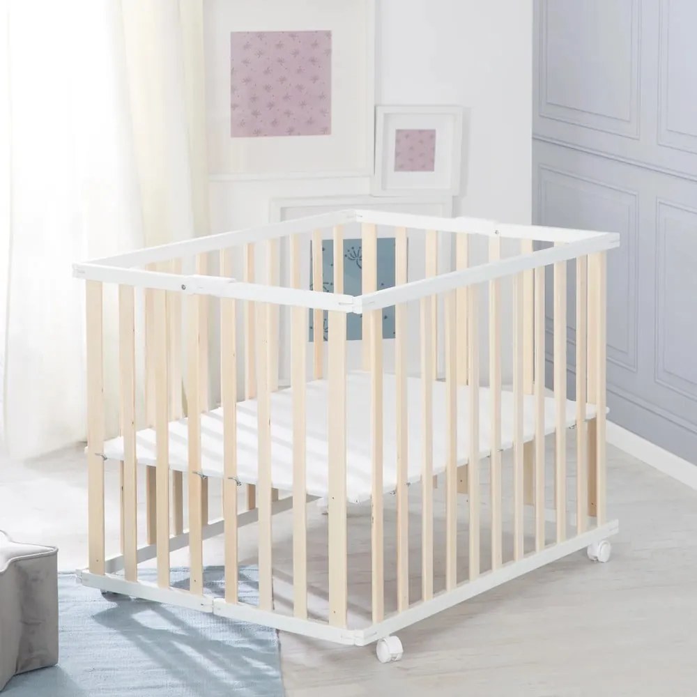 Box in colore bianco e naturale 100x75 cm - Roba