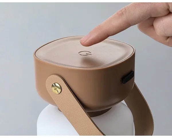 Rabalux 77143- LED Dimmerabile ricaricabile touch per esterni lampada da tavolo FUNES LED/3W/5V IP44 marrone