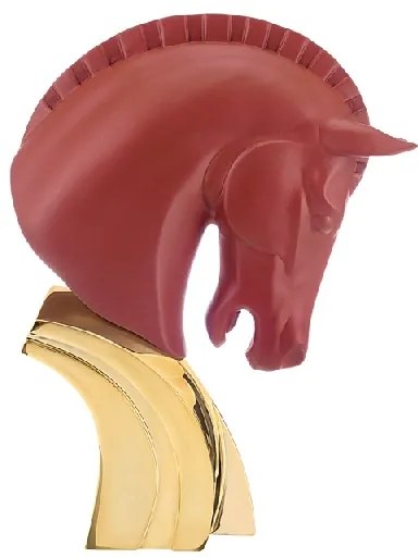 BONGELLI PREZIOSI Statua cavallo stilizzato Collezione modern animal h 41