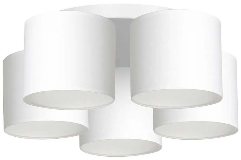 Lampadario a plafone ARDEN 5xE27/60W/230V bianco
