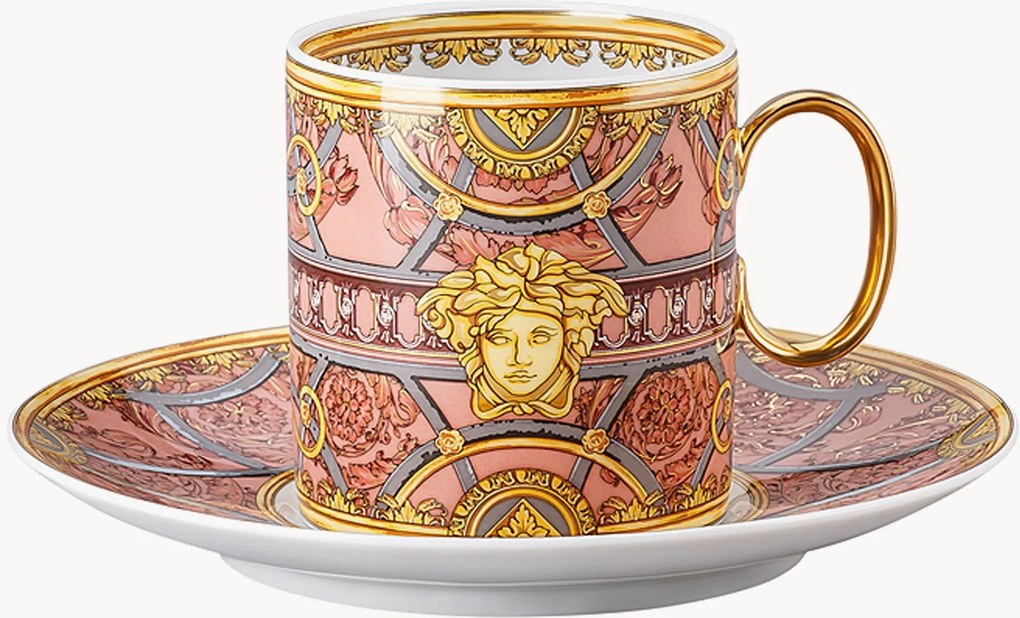 Tazza da caffè in porcellana con piattino Scala Palazzo