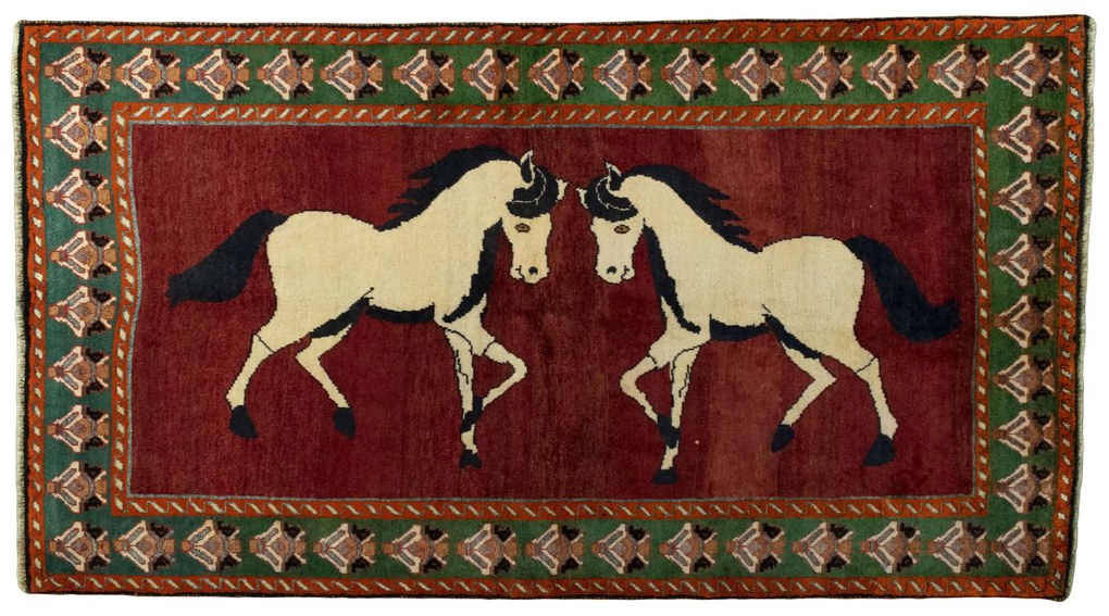 Gabbeh Tappeto persiano 250 x 140 Rosso (Iran) Annodato A Mano