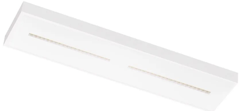 Plafoniera LED 120x30 28W, 36W, 42W CCT, CRI92 con driver Philips Colore Bianco Variabile CCT, Potenza 28W