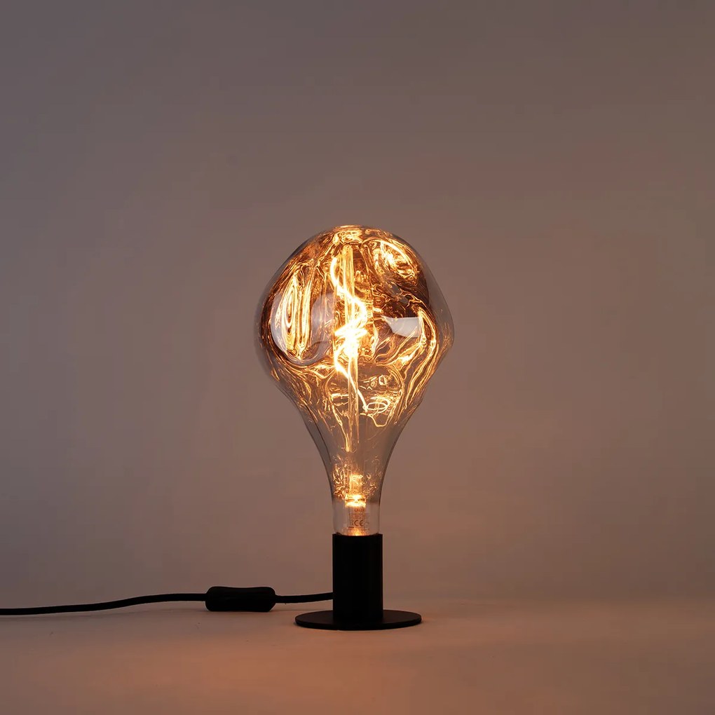 Lampadina LED dimmerabile E27 A165 argento 6W 160lm 1800K