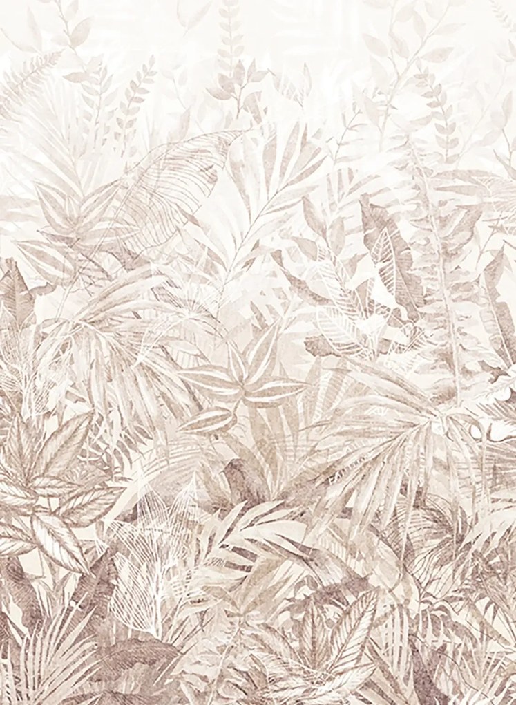 Eijffinger Carta da parati panoramica Linen Leaves - 350707