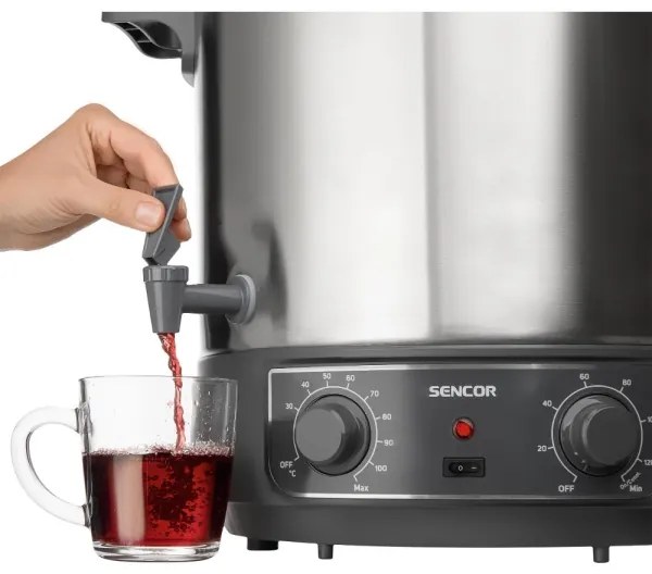 Sencor - Pentola per conserve 27 l 1800W/230V acciaio inox/grigio