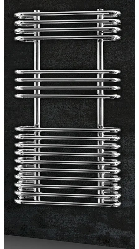 Kamalu - Scaldabagno Termoarredo 500x900mm cromato modello Kam-380