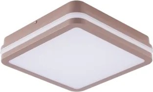 Brilagi-LED Lampada da esterno con sensore BENE LED/18W/230V 21,5x21,5 cm marrone IP54