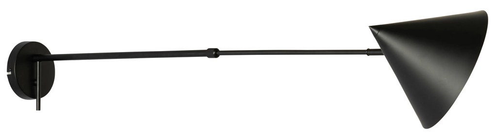 Applique da parete di design nera regolabile - Triangolo