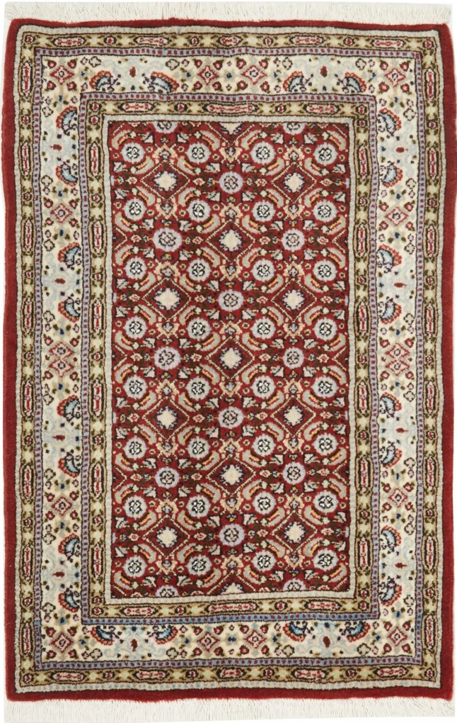 Moud Tappeto persiano 90x60 (Iran) Annodato A Mano