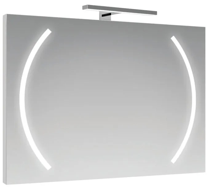 Specchio con illuminazione integrata bagno rettangolare Boomerang H 70 x P 2.5 cm