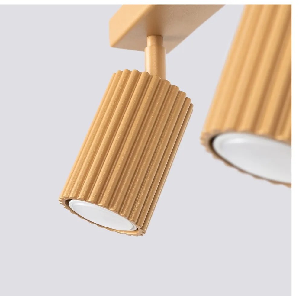 Faretto dorato 6,5x45 cm Gleam – Sollux