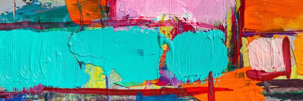 Stampa su tela – Opera d'arte di design astratto
