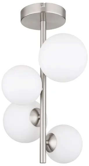 Globo 56140-4D - Lampadario a sospensione con supporto rigido LED RIHA 4xG9/3W/230V cromo