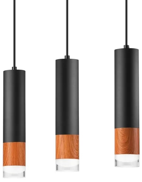 Lampadario a sospensione con filo AURELIA 3xGU10/10W/230V