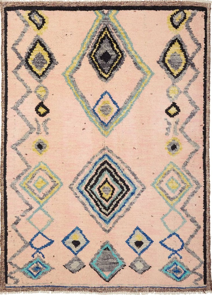 Berber Tappeto 220x160 (Pakistan) Annodato A Mano