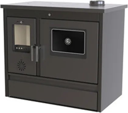 Stufa a Legna con Forno C Line Air Sparta 11,16 kW Antracite