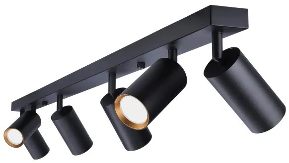 Brilagi - Faretto SELE 6xGU10/30W/230V nero/oro