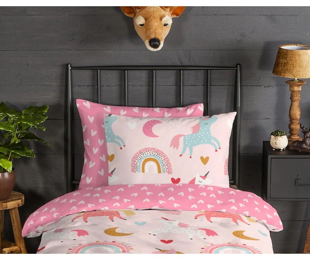 Biancheria da letto per bambini in flanella per letto singolo 140x200 cm - Good Morning