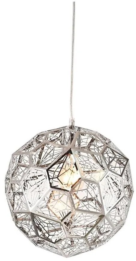 Lampadario a sospensione con filo ORION 1xE27/40W/230V cromo lucido