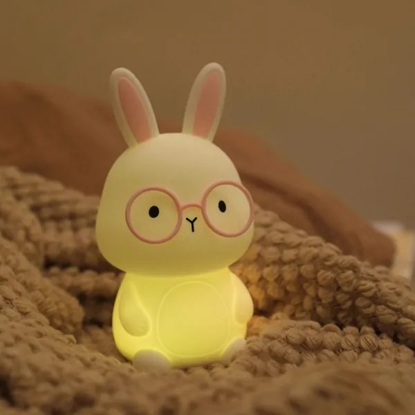 Lampada a LED RGBW Dimmerabile per bambini FLORKA LED/1W/5V USB 1200 mAh rosa