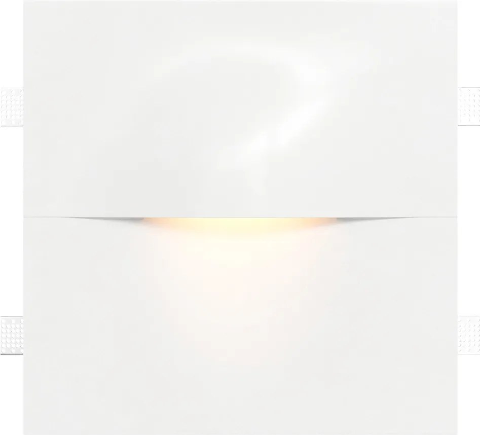 Applique da Incasso G9 POCKET Monodirezionale in Gesso Pitturabile