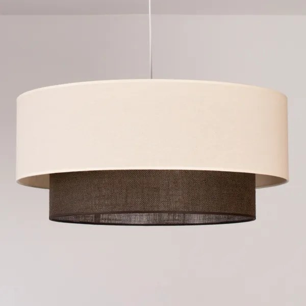 Brilagi - Lampadario LED a sospensione con cavo Stile Boho 3x E27/15W/230V Ø 60 cm crema/marrone