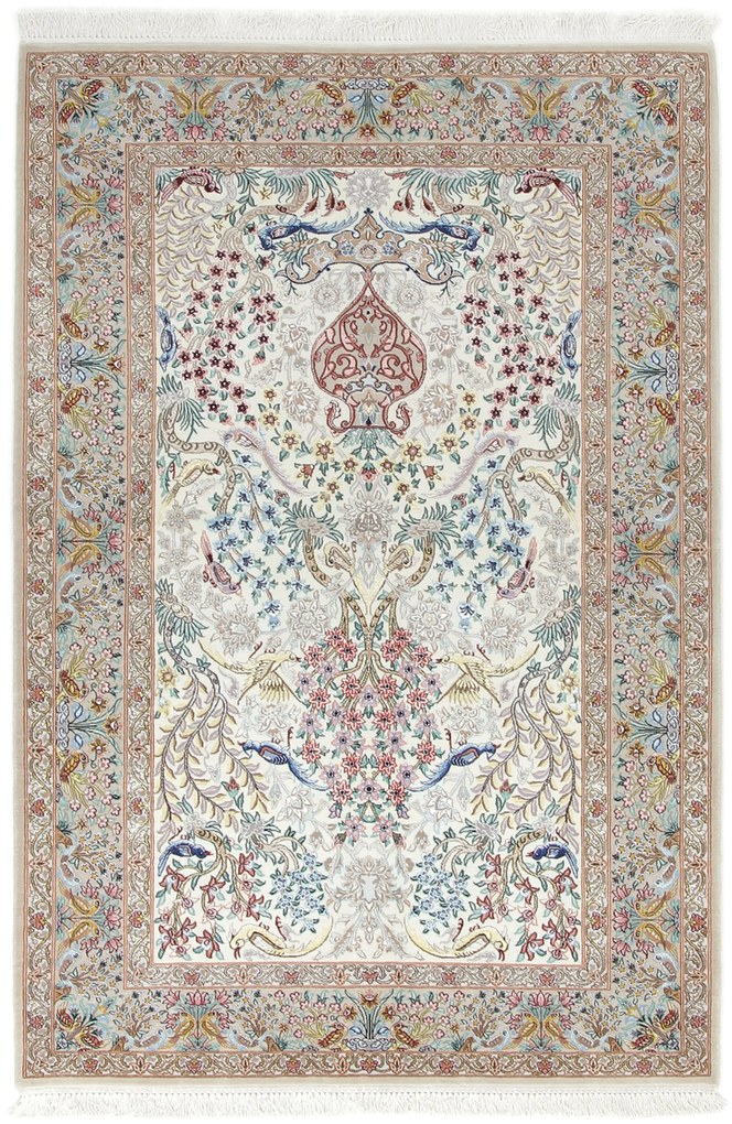 Isfahan Tappeto persiano 200x130 (Iran) Annodato A Mano