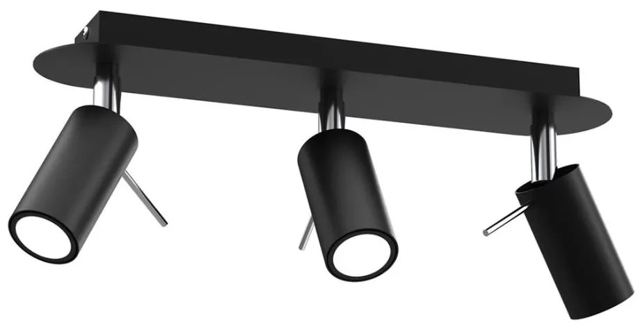 Faretto PRESTON 3xGU10/40W/230V nero