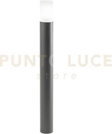 Lampo paletto in alluminio antracite opaco  1 luce attacco e27 ip54...