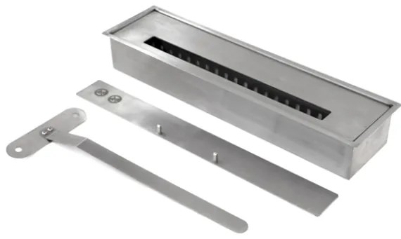 Camino a bioetanolo biocamino da terra TRUMAN Bianco effetto marmo L121 x P38 x H108