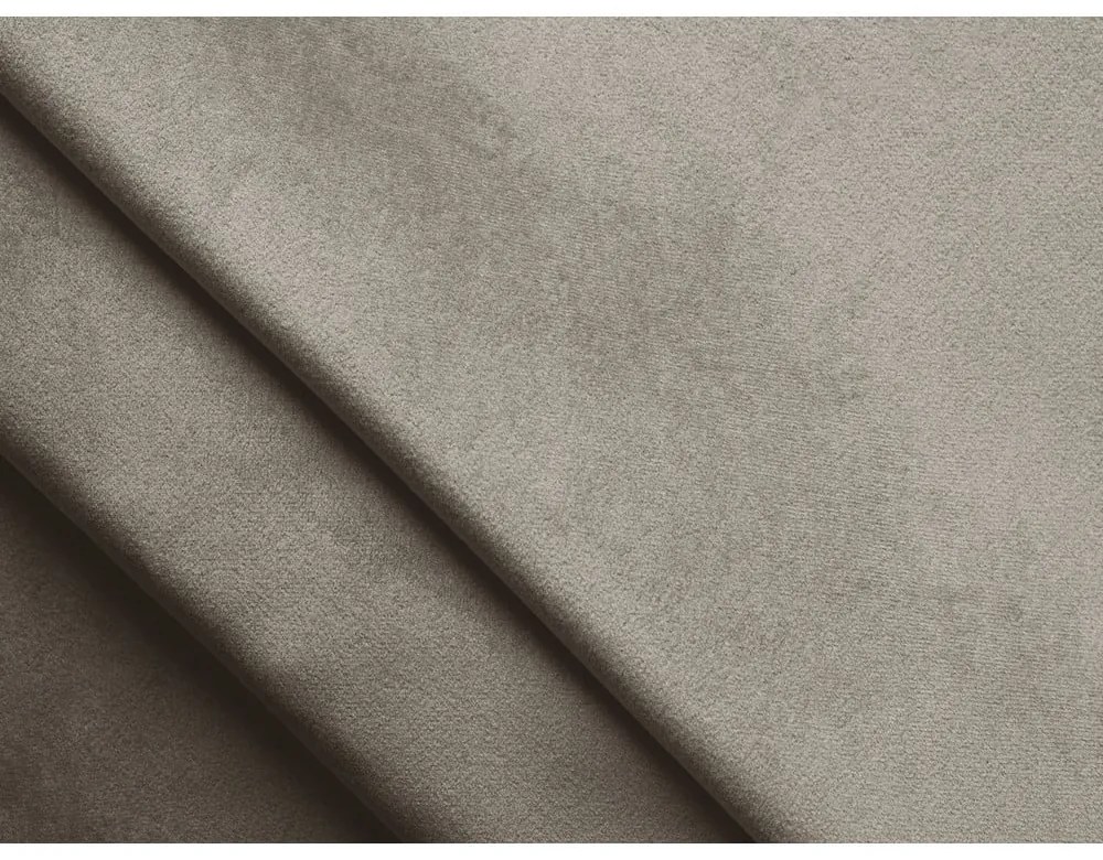 Letto boxspring grigio tortora con contenitore 140x200 cm Mikana – Makamii