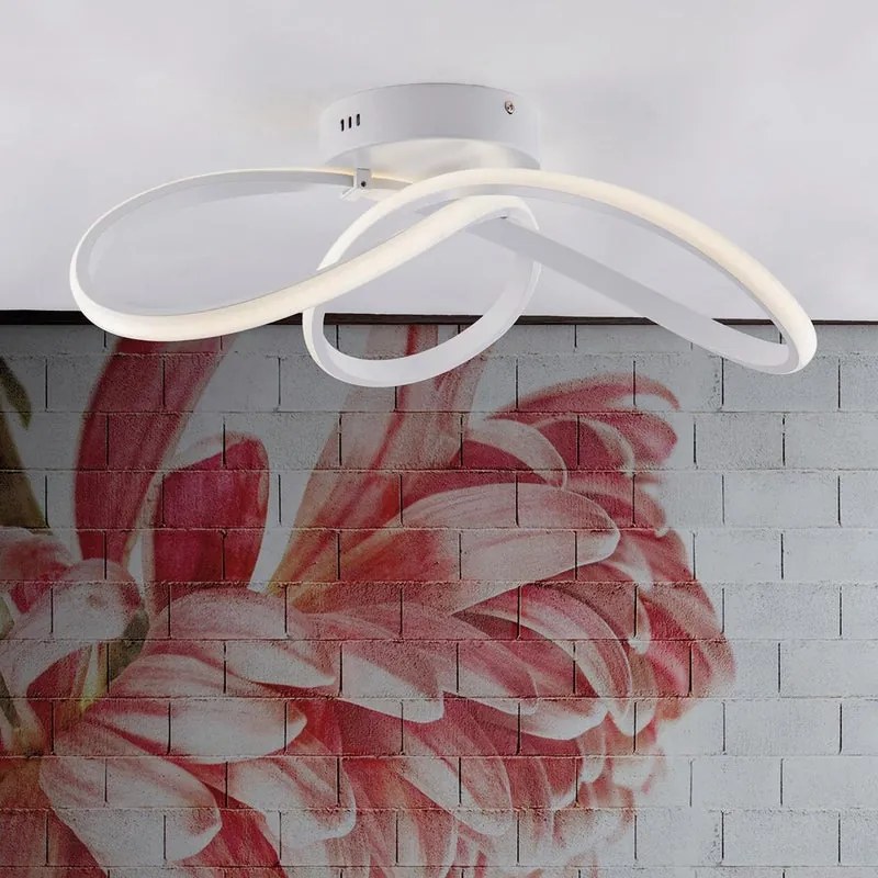 Plafoniera LED SMILLA Ø 45 cm bianco IP20 bianco naturale, 3100 lumen