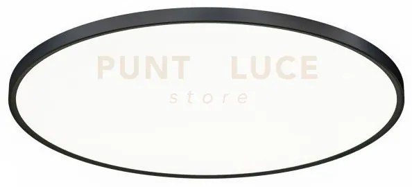 Gpl329- plafoniera d.60cm 3000-4000-6000k 4800-5000-5100lm 40w nera...