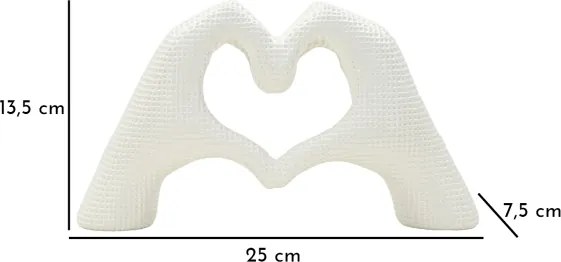 Scultura Lover White Cm 25X7,5X13,5
