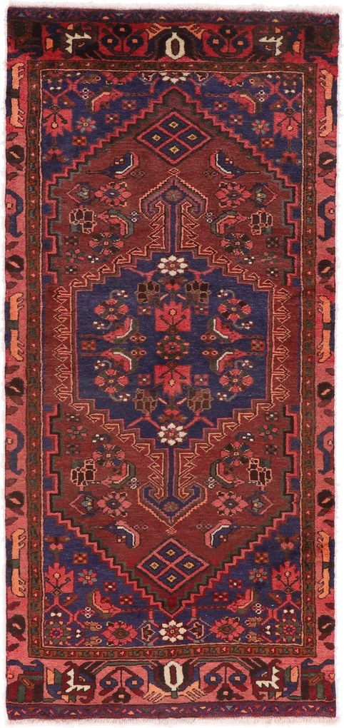 Hamedan Tappeto persiano 210 x 100 (Iran) Annodato A Mano