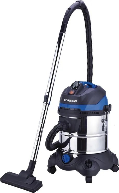 Aspiratore industriale a filo HYUNDAI 45021 serbatoio in inox 20l 1200W 20 kPa